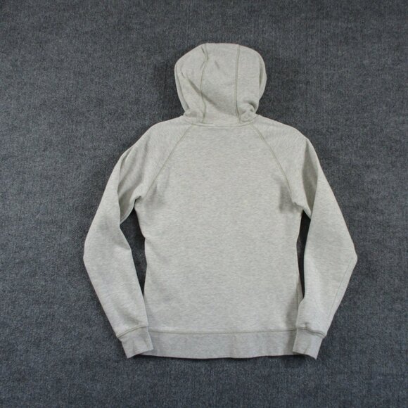 North Face Sweater Womens Medium Ivory Pull Over Hoodie Hike Outdoors Fleece - Picture 3 of 14